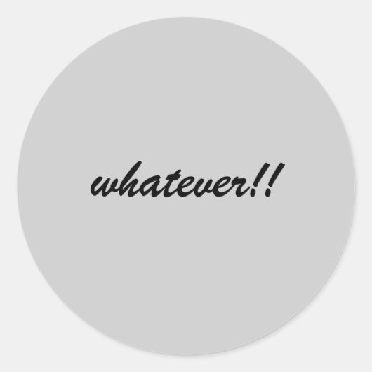 Wat voor Sticker (Voorkant)