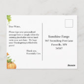 Wat voor Turkije? Innocent Cats, Happy Thanksgivin Briefkaart (Achterkant)