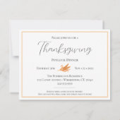 Wat voor Turkije? Innocent Cats Thanksgiving Invit Kaart (Achterkant)