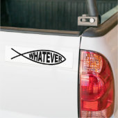 Wat voor vis Bumpersticker ook (Op Truck)