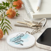 Wat waar is, nobel, toch, Filippijnen 4:8 Sleutelhanger (Voorkant Rechts)