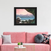 Wat wacht op stretched canvas afdrukken (Insitu (Woonkamer))