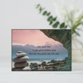 Wat wacht op uitnodiging (blanco) (Staand voorkant)