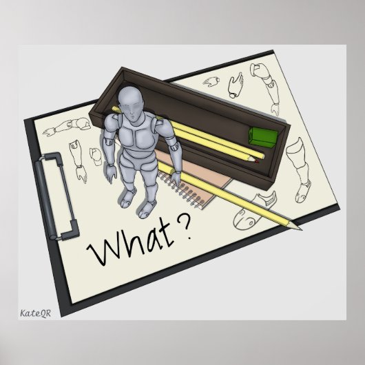 Wat? Wanneer de kunst een kunstenaar is Poster (Voorkant)