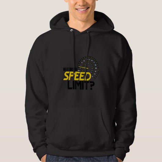 Wat was de snelheidslimiet? hoodie (Voorkant)