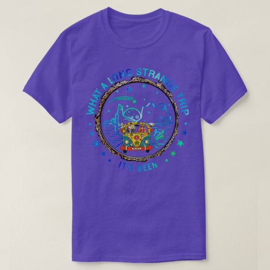 Wat was een lange reis Itx27s hippie PeaceT T-shirt (Design voorkant)