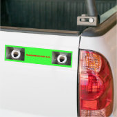 WAT WASHINGTON D.C. ALLEMAAL OVER GAAT BUMPERSTICKER (Op Truck)