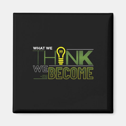 Wat we denken dat we Sticker worden Magneet (Voorkant)