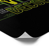 Wat we denken dat we Sticker worden Poster (Hoek)