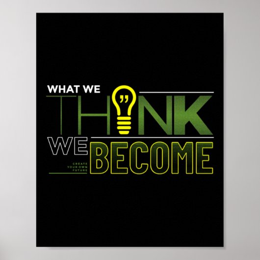 Wat we denken dat we Sticker worden Poster (Voorkant)