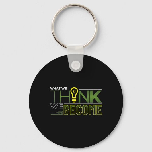 Wat we denken dat we Sticker worden Sleutelhanger (Voorkant)