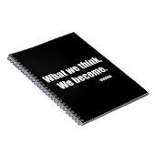 Wat we denken dat we worden. Boeddha Notitieboek (Rechterzijde)
