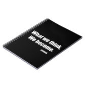 Wat we denken dat we worden. Boeddha Notitieboek (Linkerzijde)