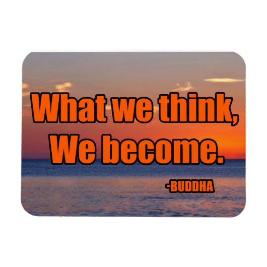 Wat we denken dat we worden magneet (Horizontaal)
