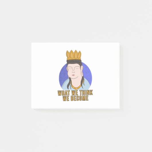 Wat we denken dat we worden post-it® notes (Voorkant)