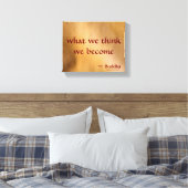 Wat We Denken Worden We Canvas Afdruk (Insitu (Slaapkamer))