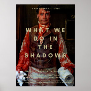 WAT WE DOEN IN DE SHADOWS TAIKA WAITITI POSTER