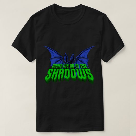 Wat we doen in het Shadows Bat Logo T Shirt Essent (Design voorkant)