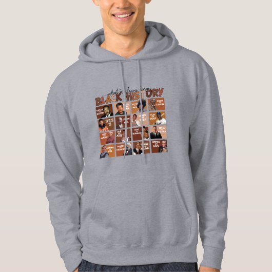 Wat we hebben geleerd van de zwarte geschiedenis hoodie (Voorkant)