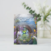 Wat we kunnen voorstellen, kunnen we echt Poster m Briefkaart (Staand voorkant)