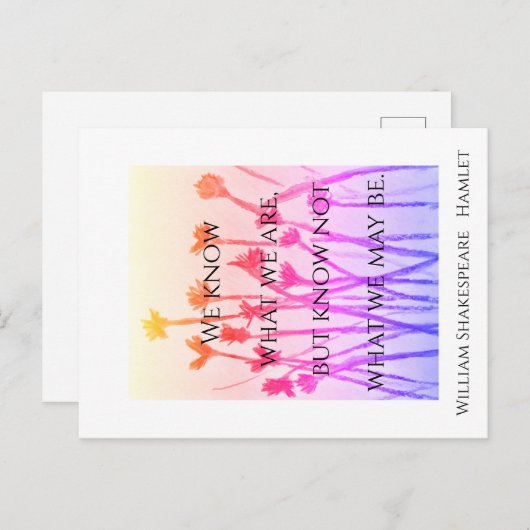 Wat we kunnen zijn (Hamlet) Briefkaart (Voorkant / Achterkant)
