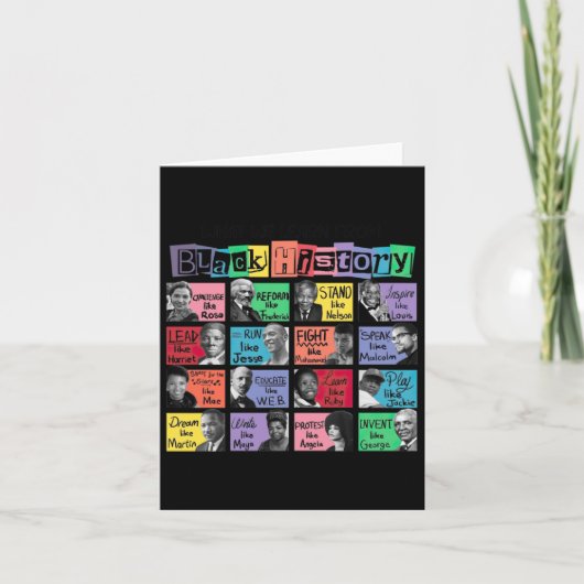 Wat we leren van Black History Sticker Kaart (Voorkant)