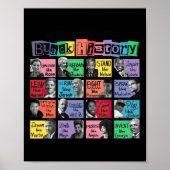 Wat we leren van Black History Sticker Poster (Voorkant)