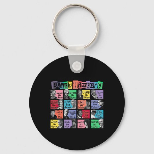 Wat we leren van Black History Sticker Sleutelhanger (Voorkant)