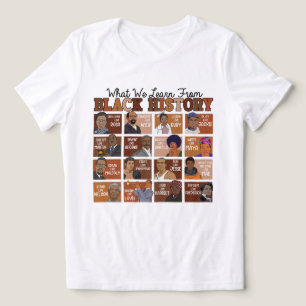Wat we leren van de zwarte geschiedenis Tri-Blend shirt