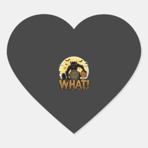 Wat weerwolf pompoen grafsteen volle maan hart sticker