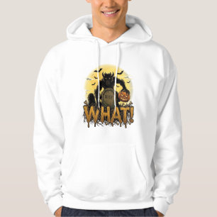 Wat weerwolf pompoen grafsteen volle maan hoodie