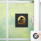 Wat weerwolf pompoen grafsteen volle maan raamsticker (Huis)