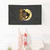 Wat Weerwolf Pompoen Grafsteen Volle Maan Spandoek (Insitu)