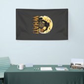 Wat Weerwolf Pompoen Grafsteen Volle Maan Spandoek (Beurs)