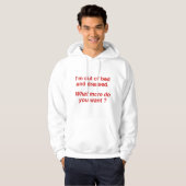 Wat wil je nog meer? hoodie (Voorkant volledig)