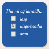 Wat wil je? Whisky! Onderzetters (Voorkant)