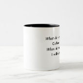 Wat willen we? Koffie! Mok (Center)