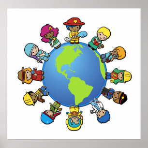 Wat wilt u zijn (wanneer u opgroeit)? poster