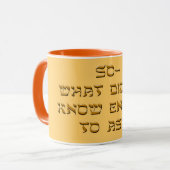 Wat wist ik niet?  Mok (Voorkant links)