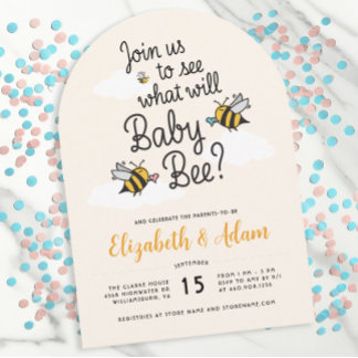 Wat wordt baby Bee? Geslacht Reveal Koppels Bruisf Kaart
