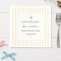  Wat wordt baby Bee? Preppy gele geslachtspresenta