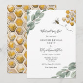 Wat wordt de geslacht van baby Bee Kaart (Voorkant / Achterkant)