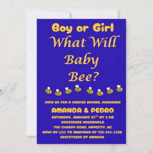 Wat wordt de geslacht van baby Bee Kaart