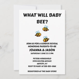 Wat wordt de geslacht van baby Bee Kaart