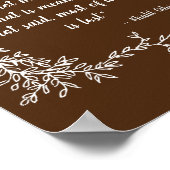 Wat wordt er gezegd en wat betekent Khalil Gibran  Poster (Hoek)