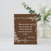 Wat wordt er gezegd en wat is Meant Khalil Gibran  Briefkaart (Staand voorkant)