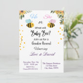 Wat wordt het geslacht onthullen kaart (Staand voorkant)