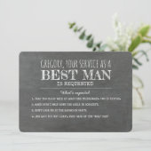 Wat wordt verwacht - grappig voorstel van de beste kaart (Staand voorkant)