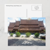 Wat Xieng Thong Briefkaart (Voorkant / Achterkant)