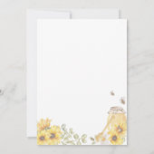 Wat zal Baby Bee Sunflowers Geslacht onthullen? Kaart (Achterkant)
